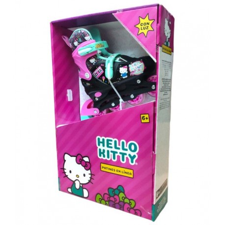 Patines en Linea para Niñas Hello Kitty 22-24 Ajustables