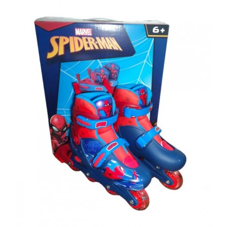 Patines en Linea para Niños Ajustables Spiderman