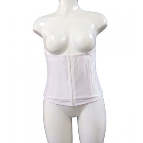 Faja Ajustable Blanca Moldea Abdomen Reduce