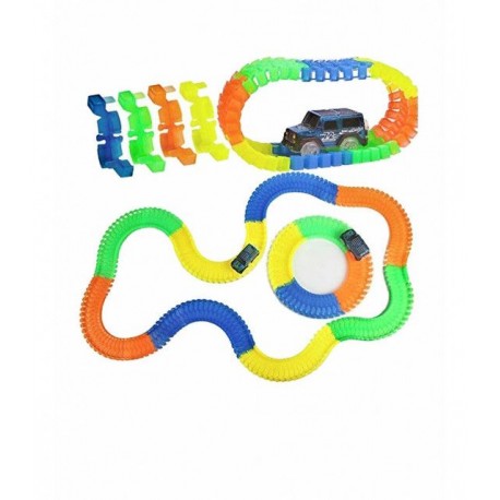 Pista de Carros Lanzador Juguete Infantil Flexible 180 pzs