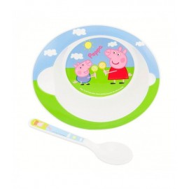 Plato de Microondas Set de 2 Piezas Peppa Pig