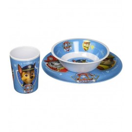 Set de Alimentación de Melamina 3 piezas Paw Patrol