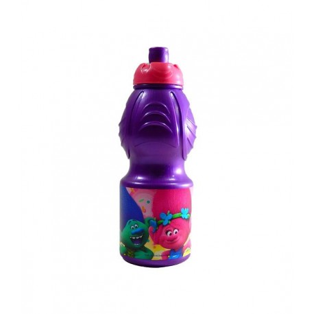 Botella de Trolls de 400 ML con cierre de seguridad