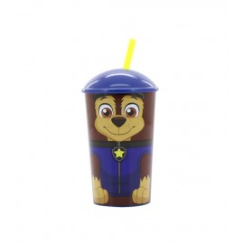 Vaso con Popote de Paw Patrol de 400 ml para niño