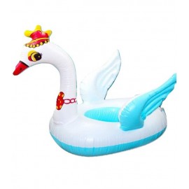 Salvavidas Inflable Flotador Cisne Corona 70 cm Alberca Infantil