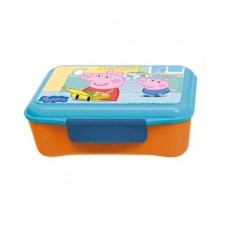 Lonchera con dos niveles Peppa Pig Snacks