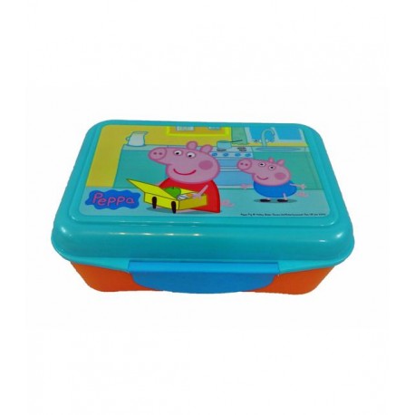 Caja de Almuerzo Peppa Pig 7x10x16,plástico