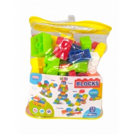 Juego de Bloques Educativo Infantil 48 pzs Blocks Carro Torre Robot