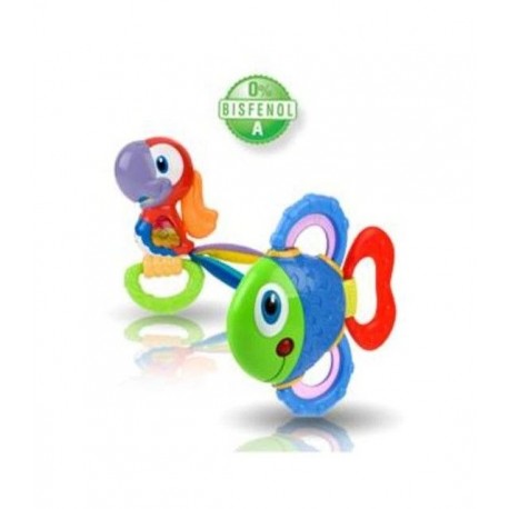 Nuby Juguete mordedera doble superficies Pez