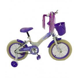 Bicicleta Infantil para niña rodada 14 Banco-Lila