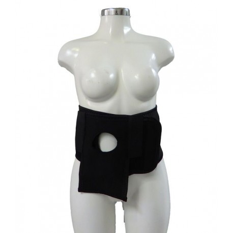 Faja para Colostomia Unisex Negra