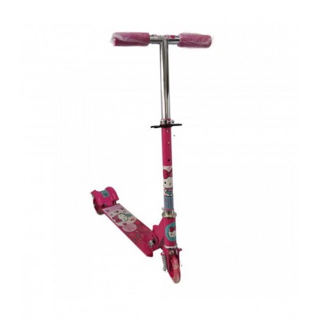 Scooter Patin del Diablo Hello Kitty Plegable 3 Ruedas Luz