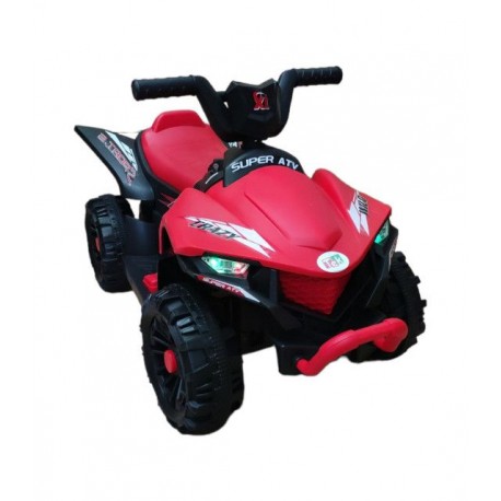 Moto Cuatrimoto Eléctrica Infantil Montable 12V 3Km/h USB AUX