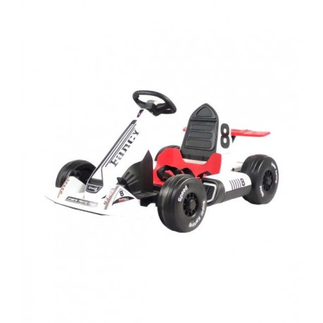 Go Kart Montable Electrico Control Remoto Blanco 8 Km/h 12V7