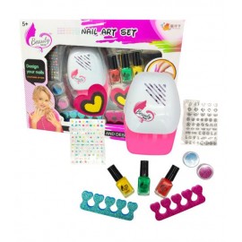 Kit de Uñas de Juguete para Niñas Lavable para Cumpleaños