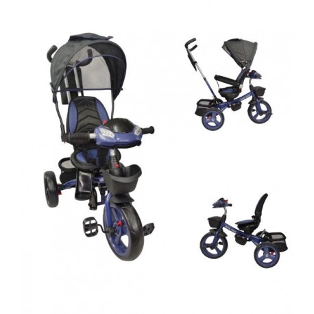 Triciclo para Niños 7en1 con luz,sonido,Asiento Giratorio 360