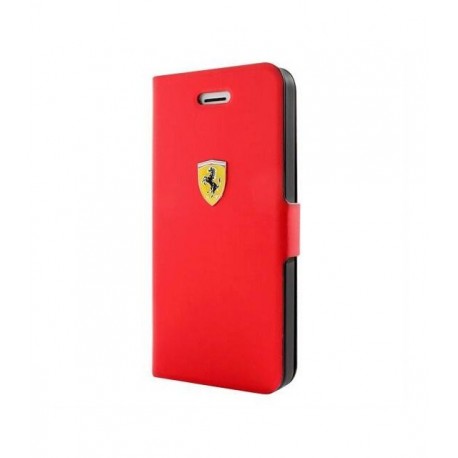 FERRARI LISA FUNDA SLIM FLIP IPHONE 5G ROJA (767)